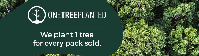 ONETREEPLANTED - We plant 1 tree for every pack sold